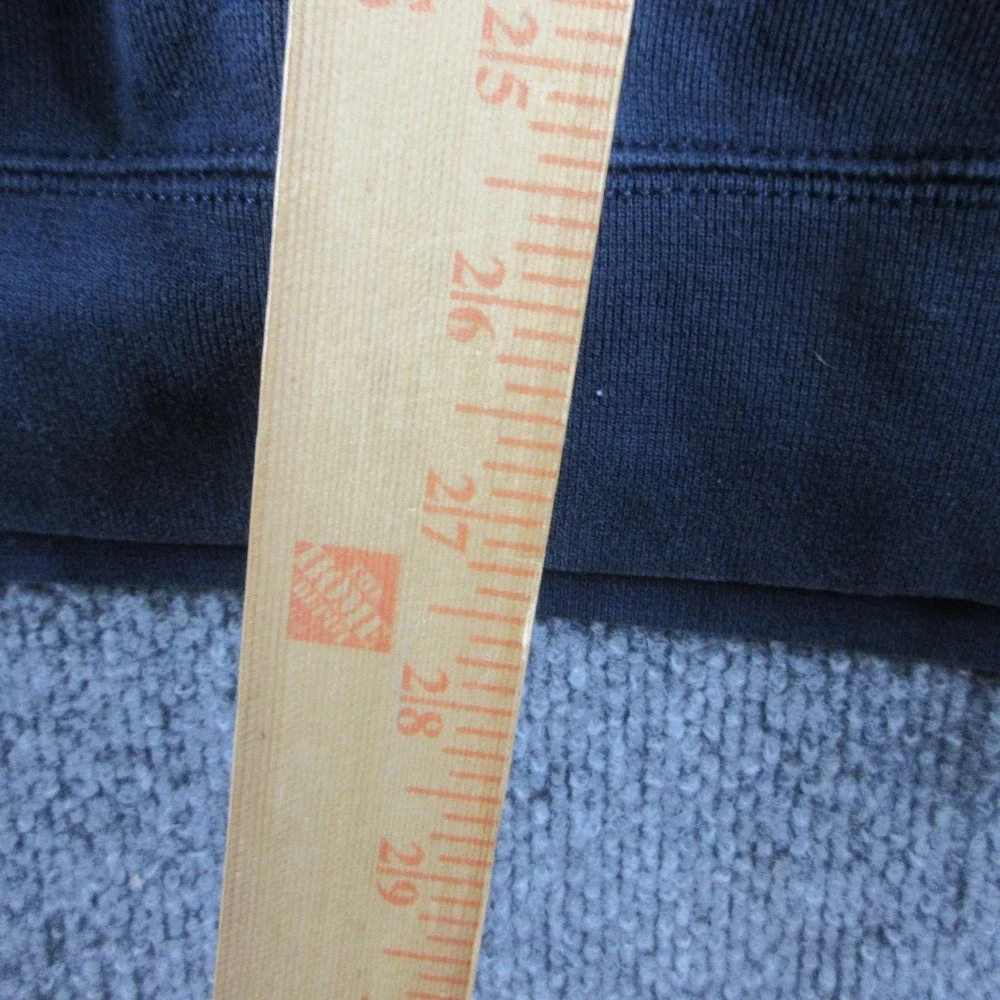 Carhartt Hoodie Mens Medium Blue Pullover Fleece Sweatshirt Cotton Workwear K121